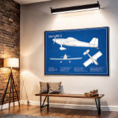 Van's RV-3 - Flugzeugkonzepte ABD Poster