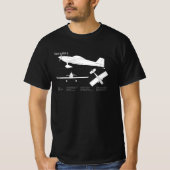 Van's RV-3 - Flugzeugkonzepte ABD T-Shirt (Vorderseite)
