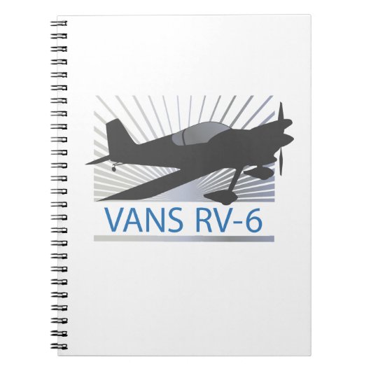 Vans RV-6 Notizblock (Vorderseite)