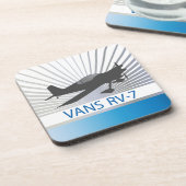 Vans RV-7-Flugzeug Getränkeuntersetzer (Linke Seite)