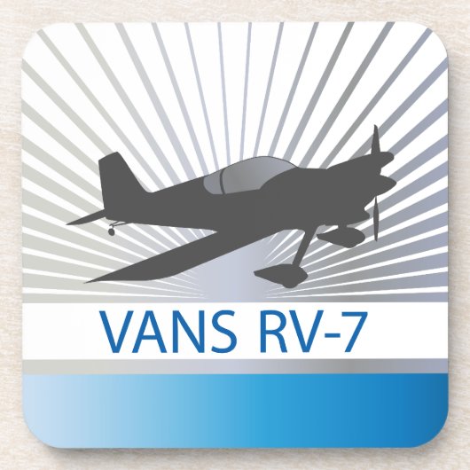 Vans RV-7-Flugzeug Getränkeuntersetzer (Vorderseite)