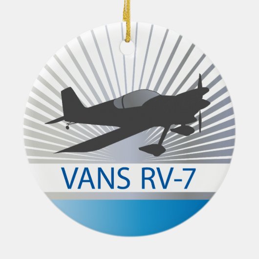 Vans RV-7-Flugzeug Keramikornament (Hinten)