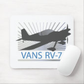 Vans RV-7-Flugzeug Mousepad (Mit Mouse)