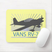 Vans RV-7-Flugzeug Mousepad (Mit Mouse)