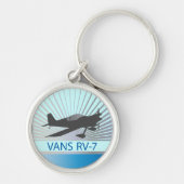 Vans RV-7-Flugzeug Schlüsselanhänger (Vorne)