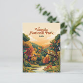 Vansda-Nationalpark Indien Postkarte (Stehend Vorderseite)