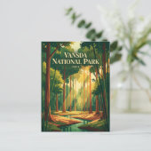 Vansda-Nationalpark Indien Postkarte (Stehend Vorderseite)