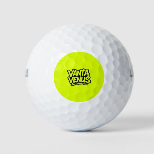 Vanta Venus Wilson Golfball 3er-Packung (Vorderseite)