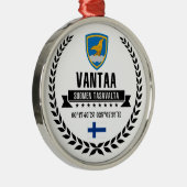 Vantaa Silbernes Ornament (Rechts)