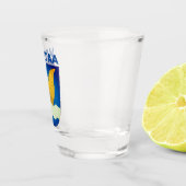 Vantaa-Wappen (Finnland) Schnapsglas (Rechts)