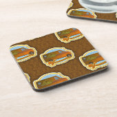 Vantacular fantastisch Van Shag Pattern Getränkeuntersetzer (Linke Seite)