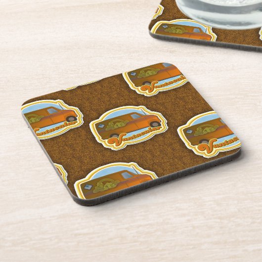 Vantacular fantastisch Van Shag Pattern Getränkeuntersetzer (Linke Seite)