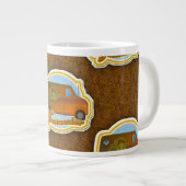 Vantacular fantastisch Van Shag Pattern Jumbo-Tasse (Vorderseite Rechts)