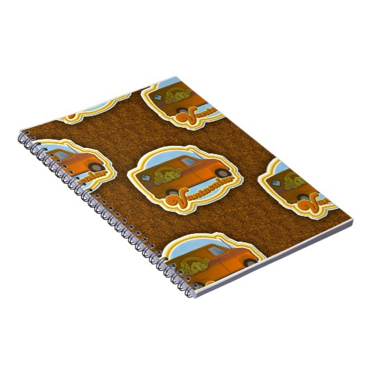 Vantacular fantastisch Van Shag Pattern Notizblock (Rechte Seite)