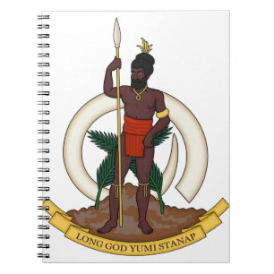 Vanuatu-Emblem Notizblock