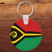 Vanuatu Fisheye Flag Schlüsselanhänger (Vorderseite)