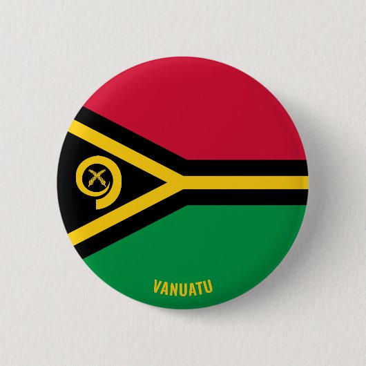 Vanuatu Flag Charming Patriotic Button (Vorderseite)
