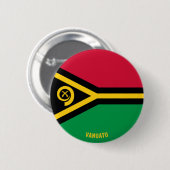 Vanuatu Flag Charming Patriotic Button (Vorne & Hinten)