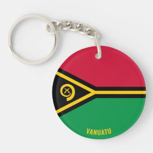 Vanuatu Flag Charming Patriotic Schlüsselanhänger