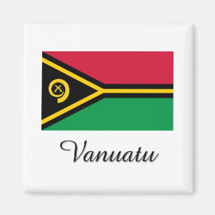 Vanuatu Flag Design Magnet