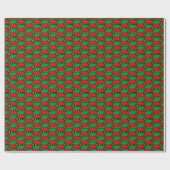 Vanuatu Flag Honeycomb Wrapping Paper Geschenkpapier (Flach)
