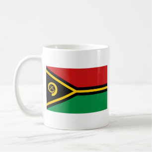 Vanuatu Flag ~ Karte Tasse