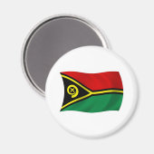 Vanuatu Flag Magnet (Vorderseite/Rückseite)