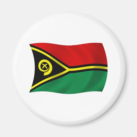 Vanuatu Flag Magnet (Vorne)