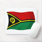 Vanuatu Flag Mousepad (Mit Mouse)