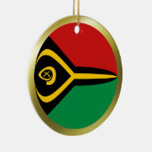 Vanuatu Flag Ornament (Rechts)