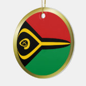 Vanuatu Flag Ornament (Links)