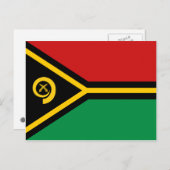 Vanuatu Flag Postkarte (Vorne/Hinten)