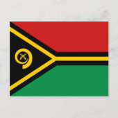 Vanuatu Flag Postkarte (Vorderseite)