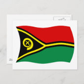 Vanuatu Flag Postkarte (Vorne/Hinten)