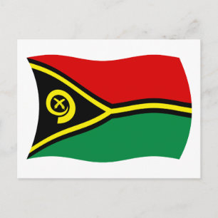 Vanuatu Flag Postkarte