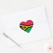 Vanuatu Flag Splendid Patriotic Herz-Aufkleber (Umschlag)