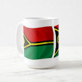 Vanuatu Flag Tasse (Vorderseite Links)