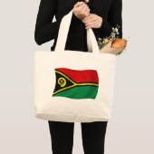 Vanuatu Flag Tote Bag Jumbo Stoffbeutel (Vorderseite (Produkt))