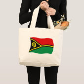 Vanuatu Flag Tote Bag Jumbo Stoffbeutel (Vorderseite (Produkt))