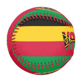 Vanuatu Flag und Coat of Arms Patriotic Baseball (Vorderseite Links)