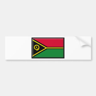 Vanuatu-Flagge Autoaufkleber