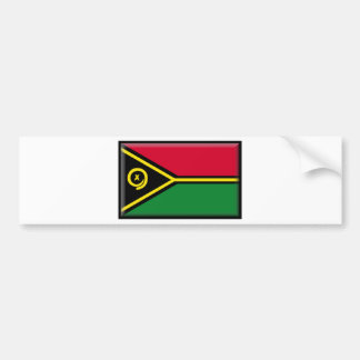 Vanuatu-Flagge Autoaufkleber