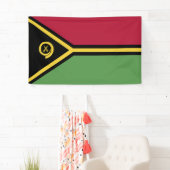 Vanuatu-Flagge Banner (Insitu)