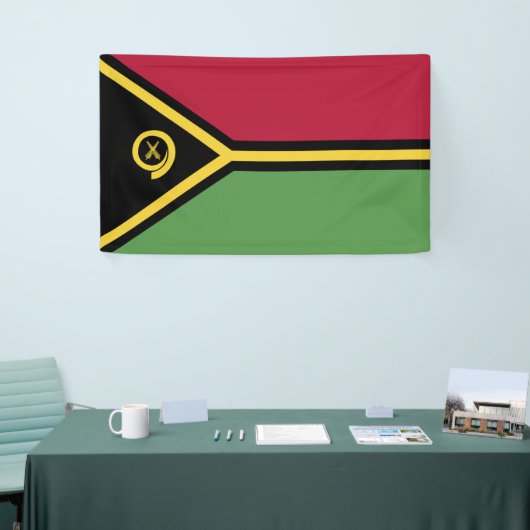 Vanuatu-Flagge Banner (Messeveranstaltung)