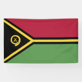 Vanuatu-Flagge Banner (Horizontal)