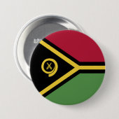 Vanuatu-Flagge Button (Vorne & Hinten)