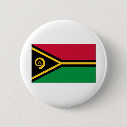 Vanuatu-Flagge Button (Vorderseite)
