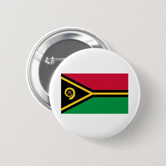 Vanuatu-Flagge Button (Vorne & Hinten)