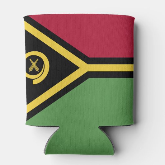 Vanuatu-Flagge Dosenkühler (Rückseite)