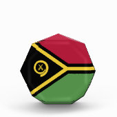 Vanuatu-Flagge Fotoblock (Vorderseite)